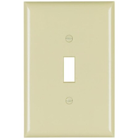 Nextgen SPO1IU 1 Gang 1 Toggle Opening Oversize Wall Plate; Ivory NE569216